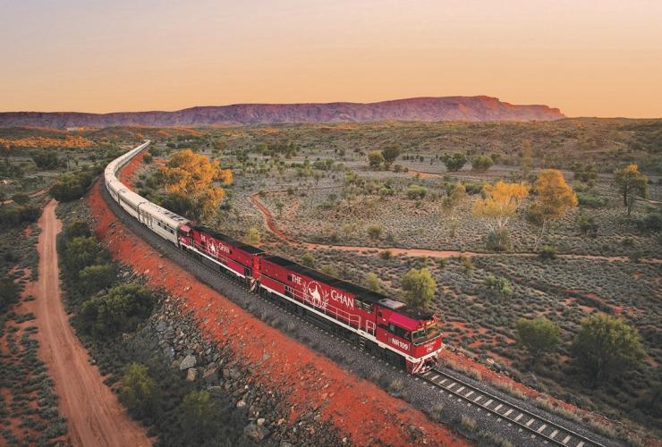 The Ghan Expedition, près d’Alice Springs, NT © Journey Beyond