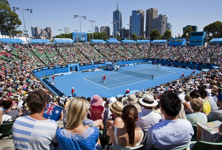 Pertandingan Australian Open, Melbourne, Victoria © Visit Victoria