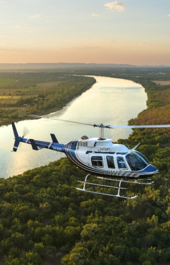 HeliSpirit, wisata memancing naik helikopter, Kimberley, WA © HeliSpirit