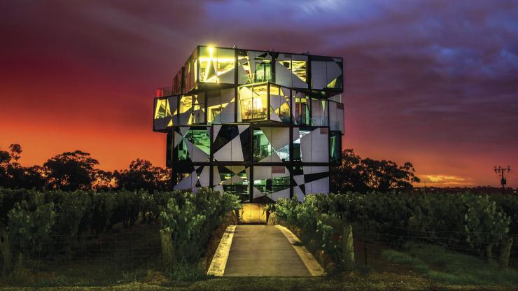 D'Arenberg Cube, McLaren Vale, South Australia © Marc Mandica, South Australian Tourism Commission