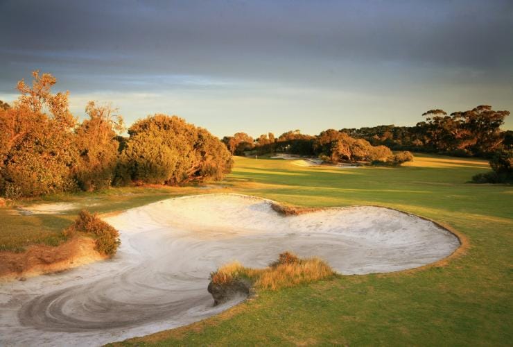 ビクトリア州、メルボルン、ロイヤル・メルボルン・ゴルフコース © The Royal Melbourne Golf Course