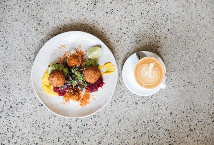 브리즈번에 있는 포포 카페의 아침 식사 © 포포 카페
