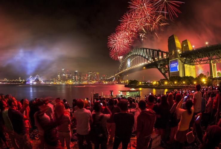 新南威爾士州悉尼的新年前夕©Hamilton Lund，新南威爾士州旅遊局