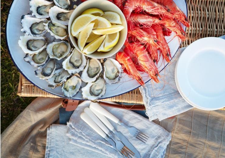 Seafood platter © Destination New South Wales