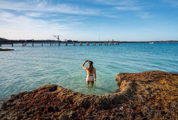 南オーストラリア州 、カンガルー島、ビボンヌ・ベイ © South Australian Tourism Commission