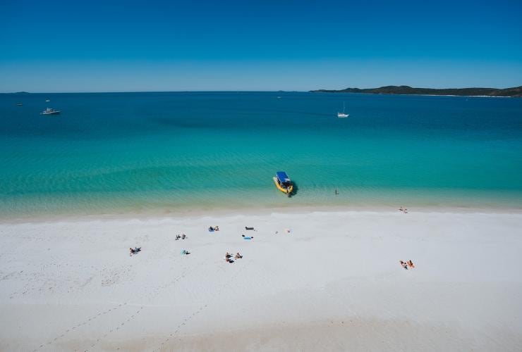 昆士蘭州白天堂沙灘的Heli Reef©澳洲旅遊局