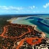 西澳州鯊魚灣Big Lagoon的高空景致©澳洲珊瑚海岸