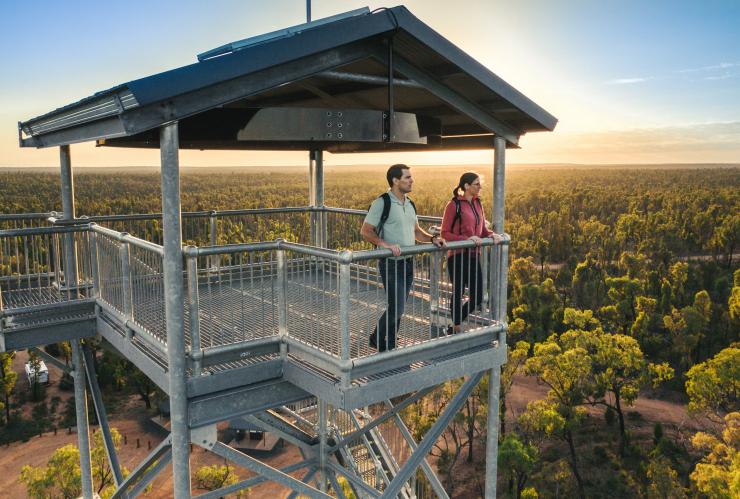 Pilliga Salt Caves Tower, Narrabri, New South Wales © Fotografie im Besitz des Narrabri Shire Council