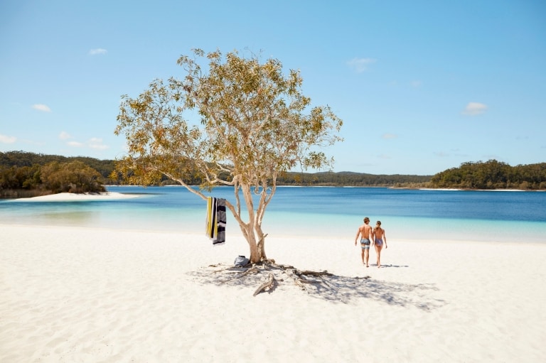 Lake McKenzie, K’gari, Queensland © Tourism & Events Queensland