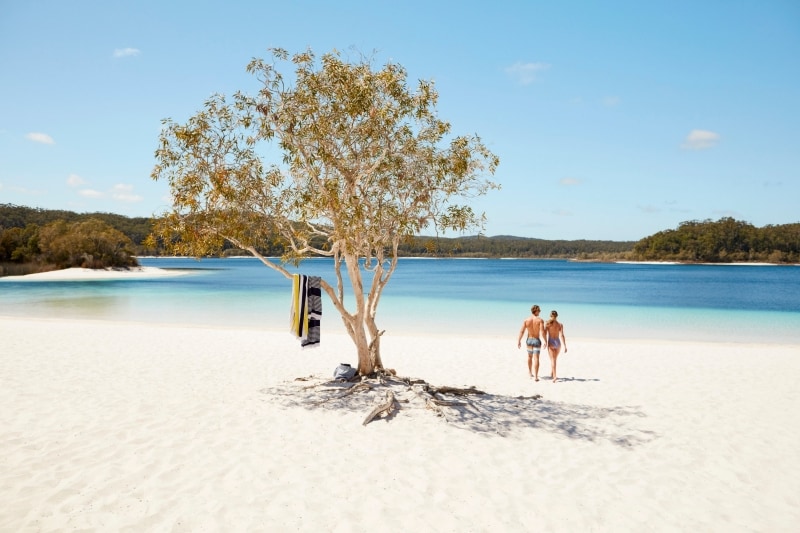 Lake McKenzie, K’gari (Fraser Island), Queensland © Tourism & Events Queensland