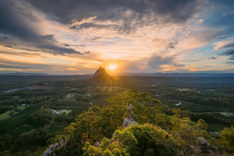 Glass House Mountains, Sunshine Coast, Queensland © Tourism and Events Queensland