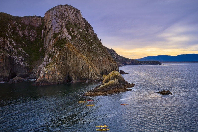 Bruny Island Paddle, Southern Sea Ventures, Bruny Island, Tasmanien © Southern Sea Ventures 