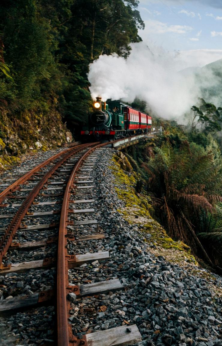 The West Coast Wilderness Railway, Strahan, Tasmanien © Nick Osborne