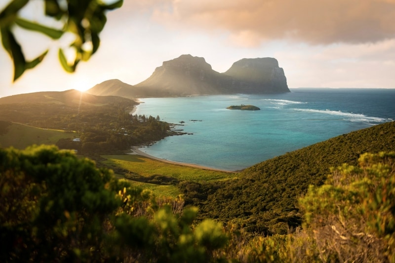 Mount Lidgbird und Mount Gower, Lord Howe Island © Tom Archer