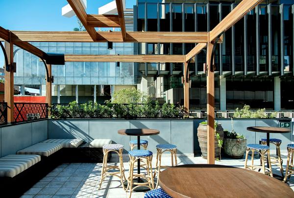 Dachterrasse des Hadiqa in Perth © Jody D'arcy / Hadiqa 
