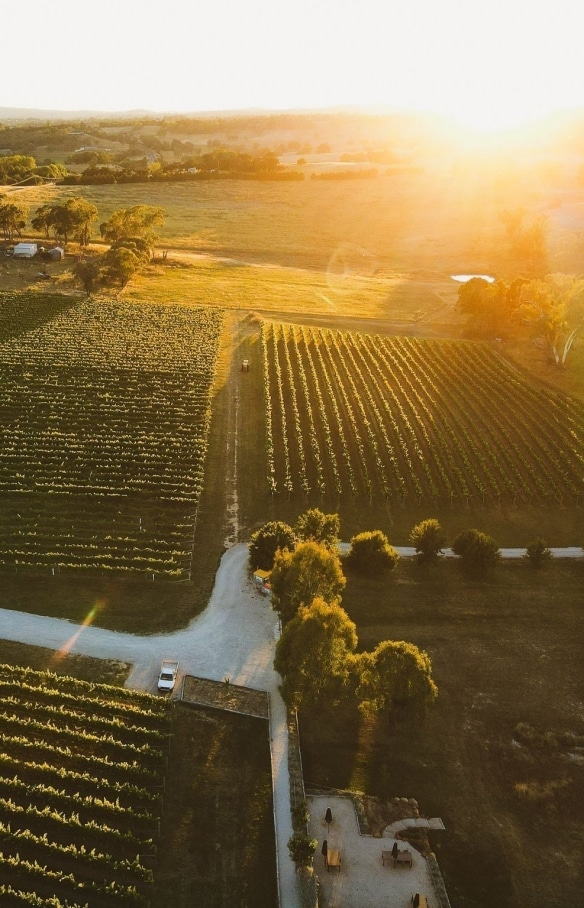 Luftaufnahme von Orange, New South Wales © Tourism Australia