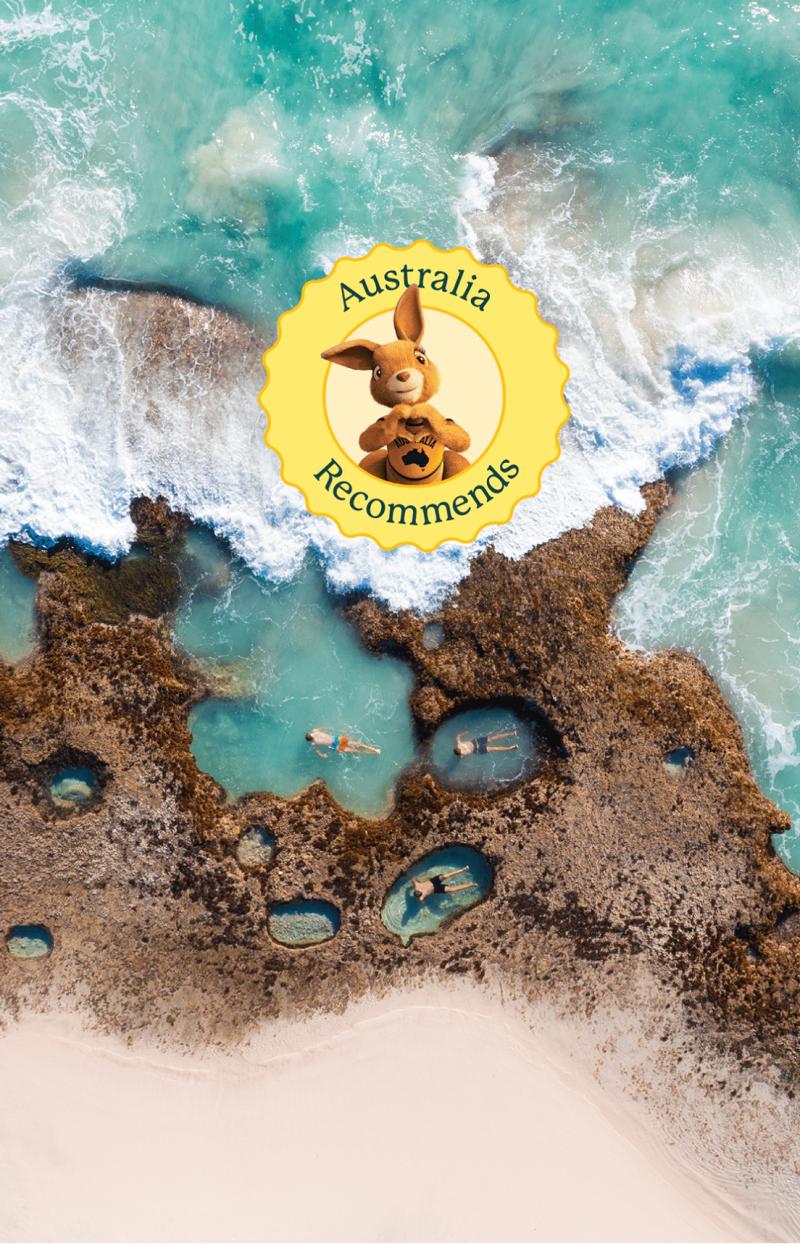 Aerial of the coastline on the Coral Coast © Tourism Australia