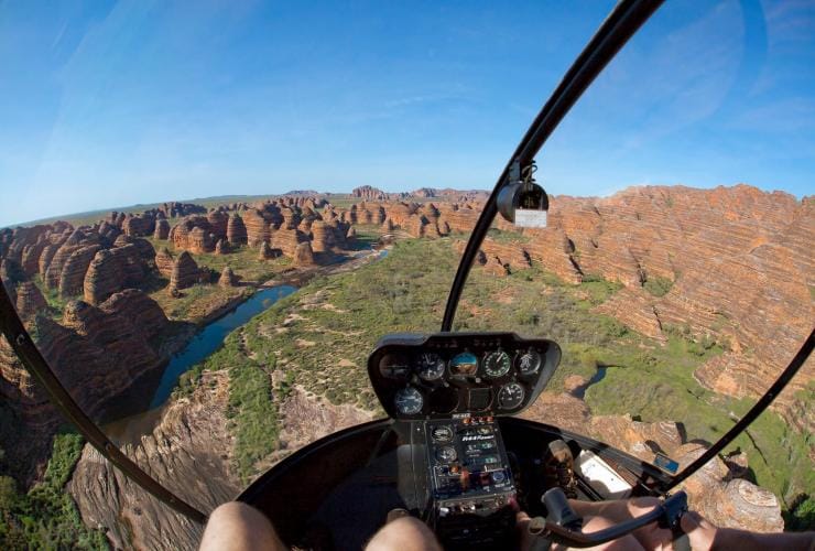 Hubschrauberflug über den Bungle Bungles © Ben Knapinski
