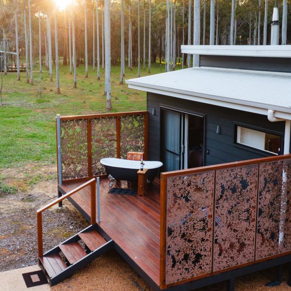 Tree Chalets, Margaret River, Westaustralien © West Coast Beach Studio - Tree Chalets