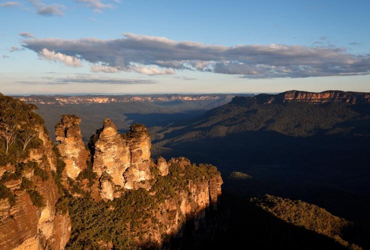 Die Three Sisters, Wahrzeichen der Blue Mountains, New South Wales © Great Walks of Australia