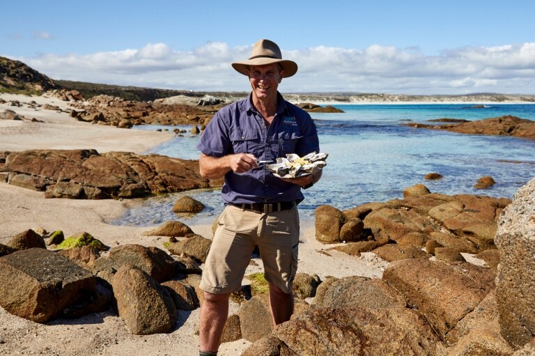 David Doudle von Australian Coastal Safaris bei der Arbeit © Tourism Australia