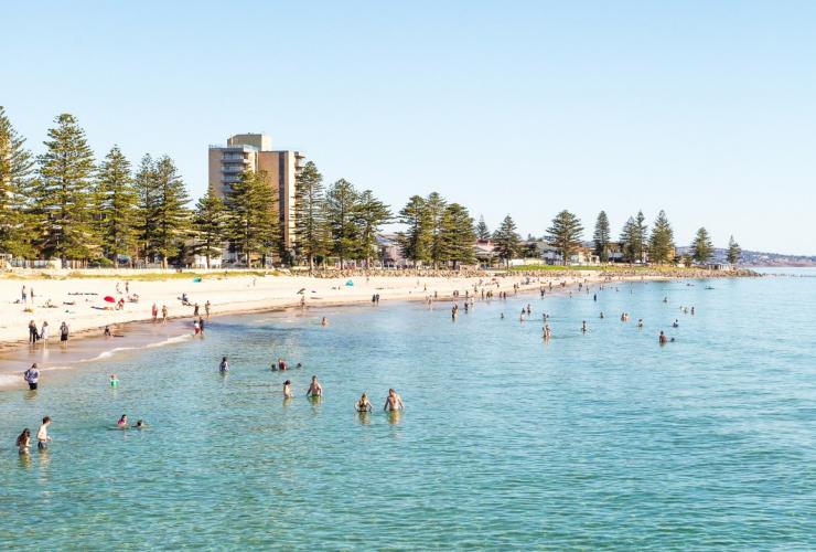 Glenelg Beach, Adelaide, Südaustralien © South Australian Tourism Commission