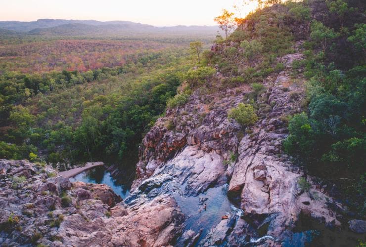 Gunlom Falls, Kakadu National Park, Northern Territory © Tourism NT, Salty Wings