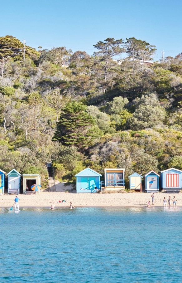 Strandhütten, Mornington Beach, Mornington Peninsula, Victoria © ewenbell.com 