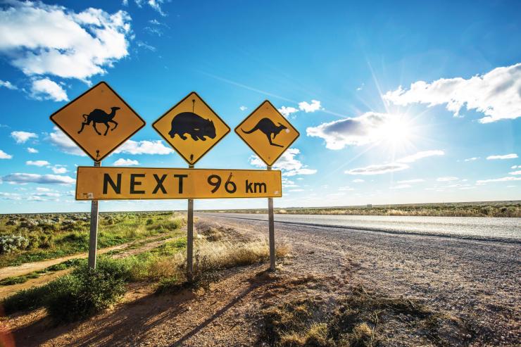 Eyre Highway, Nullarbor, Südaustralien © Greg Snell, Tourism Australia