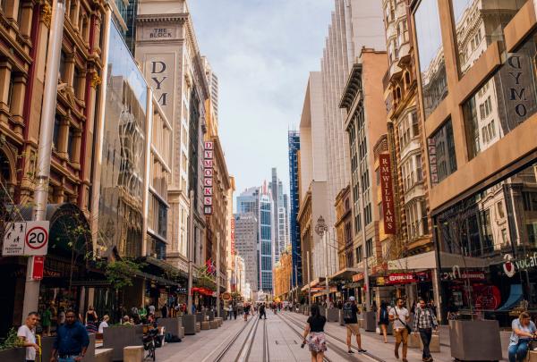 Streetscape, Sydney CBD, New South Wales © Destination NSW