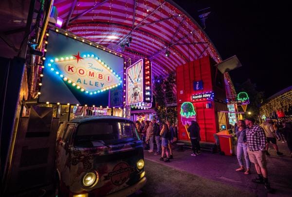 Eat Street Markets, Brisbane, Queensland © Tourism and Events Queensland