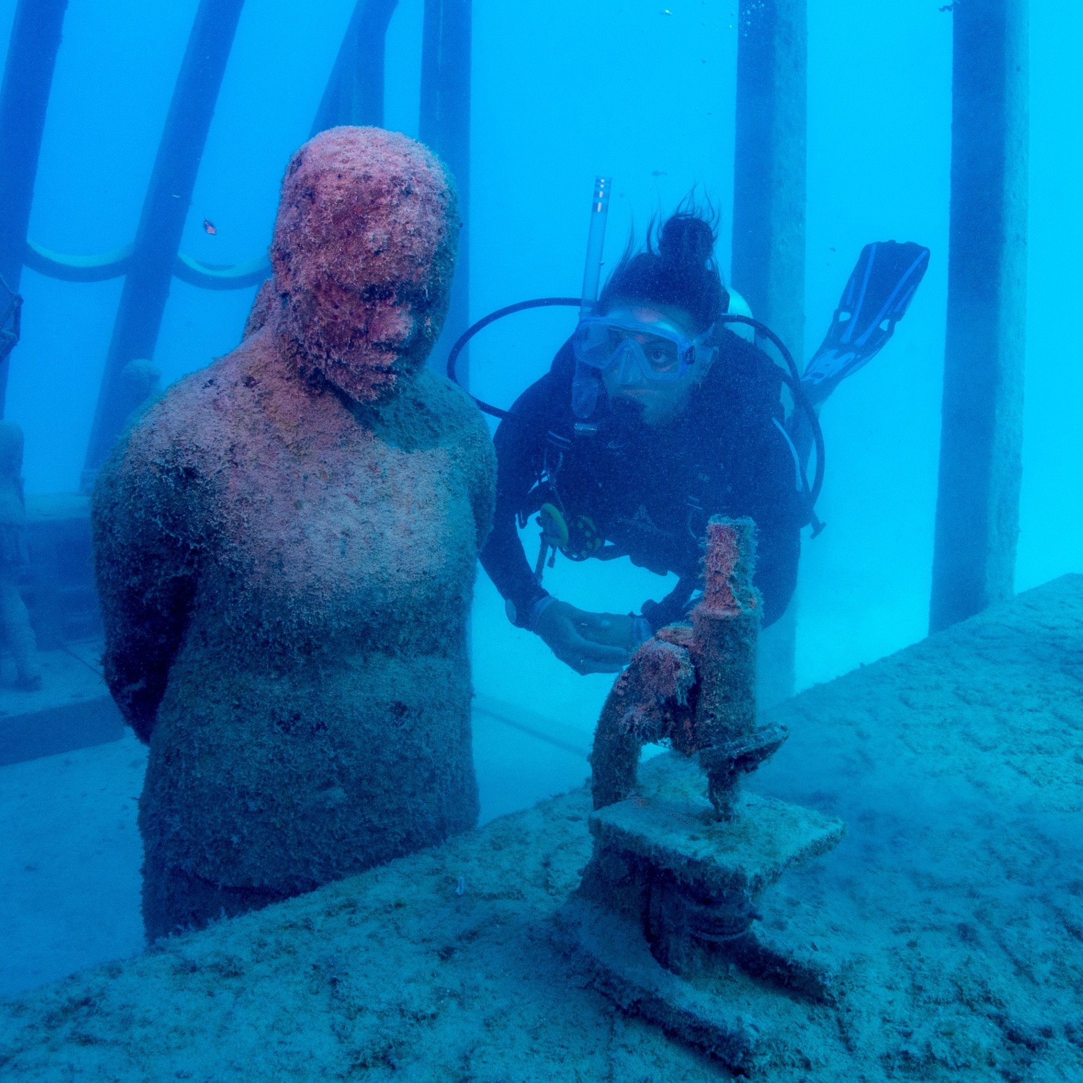 See the Great Barrier Reef underwater museum Tourism Australia