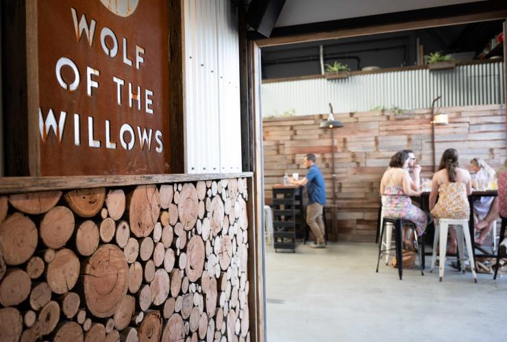 Interior of the taproon at Wolf of the Willows in Melbourne © Karen Wilson Photography 