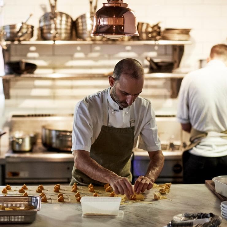 Man making ravioli at Tipo 00, Melbourne, Victoria © Tipo 00