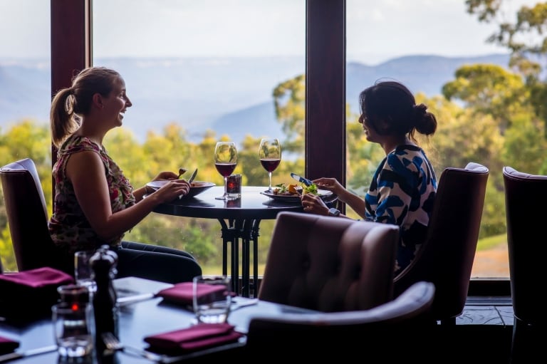 Embers Restaurant, Fairmont Resort & Spa, Blue Mountains, New South Wales © Destination NSW