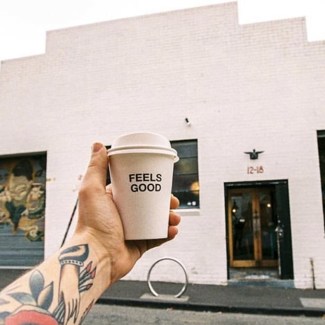 St Exterior of ALi coffee shop, Melbourne, Victoria © St ALi