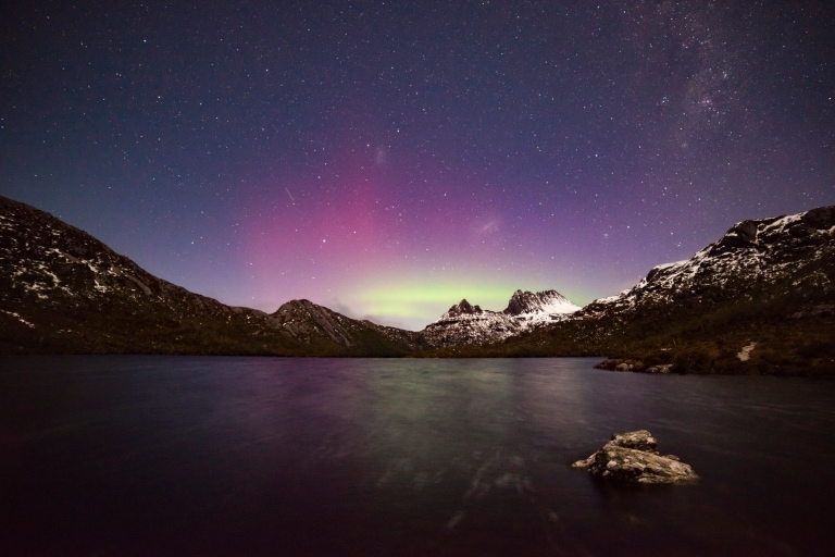 Aurora Australis, Cradle Mountain-Lake St Clair National Park, TAS © Pierre Destribats