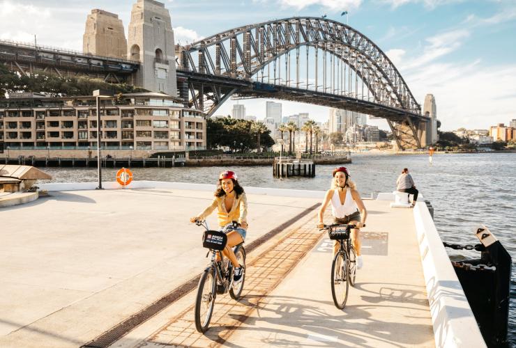 Bonza Bike Tours, The Rocks, NSW © Destination NSW