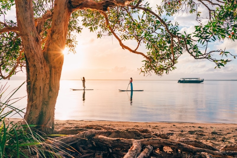 Paddleboarding, Noosa, QLD © Tourism and Events Queensland