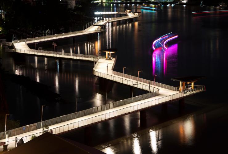 Brisbane Riverwalk, Brisbane, QLD © Robert Downer, Visit Brisbane