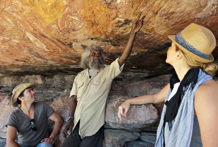 Discover ancient rock art, some of it off limits to the public, with Lords Kakadu & Arnhemland Safaris © Shaana McNaught