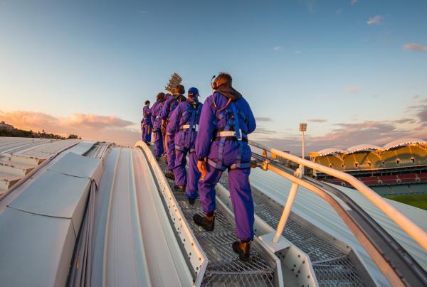 RoofClimb, Adelaide Oval, Adelaide, SA © South Australian Tourism Commission