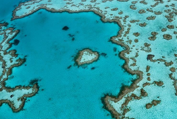 Heart Reef, Whitsundays, QLD © Tourism and Events Queensland