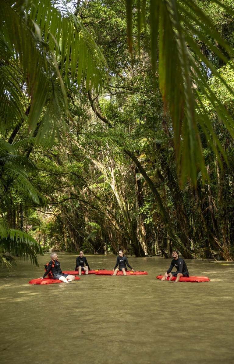 River Drift Snorkelling experience with Back Country Bliss Adventures, Daintree Rainforest, Queensland © Back Country Bliss Adventures