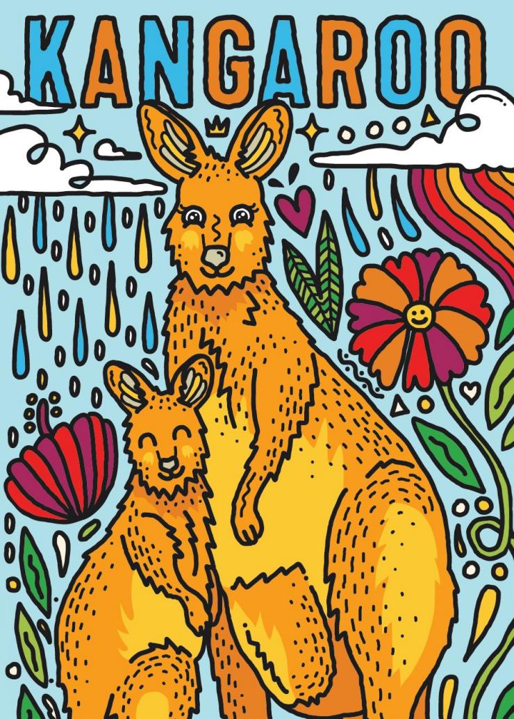 Kangaroo Puzzle Full Colour Image © Tourism Australia