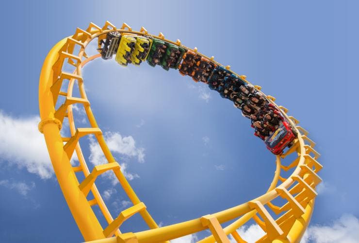 Cyclone, Dreamworld, Gold Coast, QLD © Dreamworld