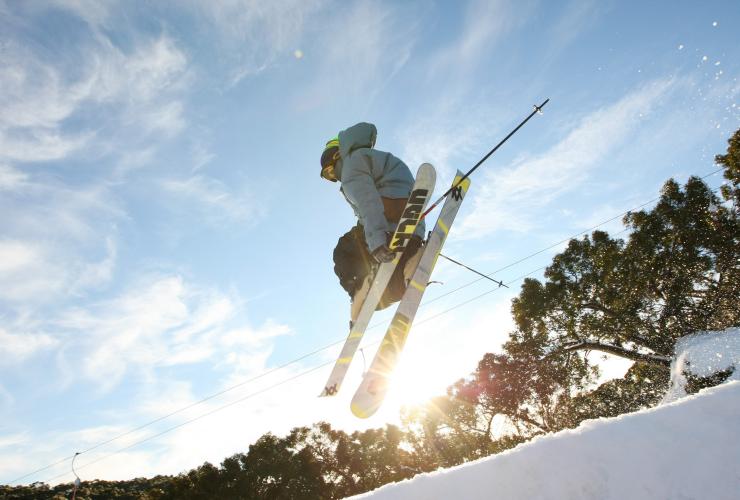 Skiing, Mt Baw Baw, VIC © James Lauritz, Visit Victoria