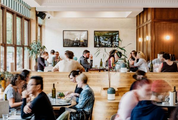Interior shot of Highroad cafe in Dickson © Supermatte, Deon Rohmursanto