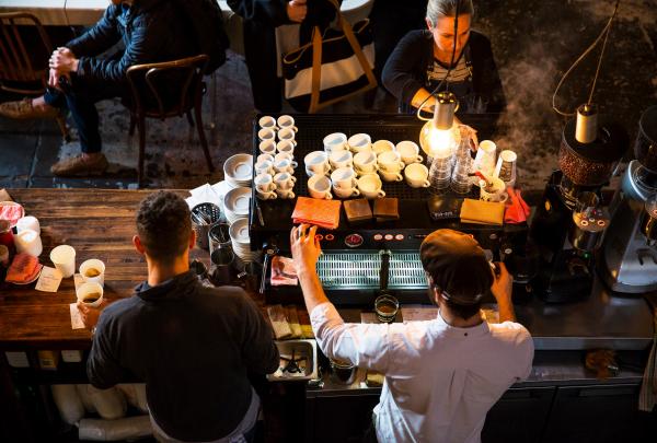 Baristas at ST. ALi cafe in Melbourne © Visit Victoria