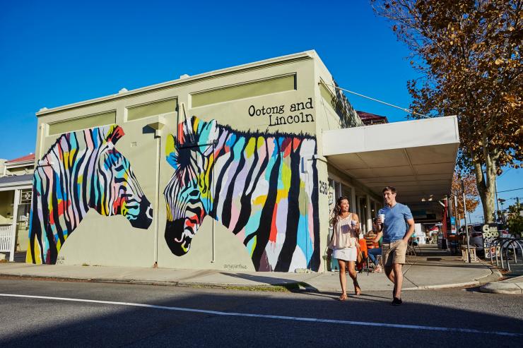 Urban art in Fremantle, Perth © Tourism Western Australia